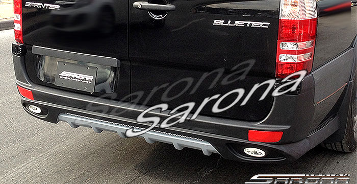 Custom Mercedes Sprinter  Van Rear Bumper (2007 - 2018) - $980.00 (Part #MB-085-RB)